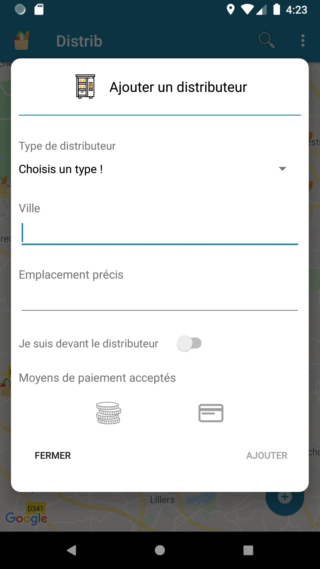 Distrib screenshot